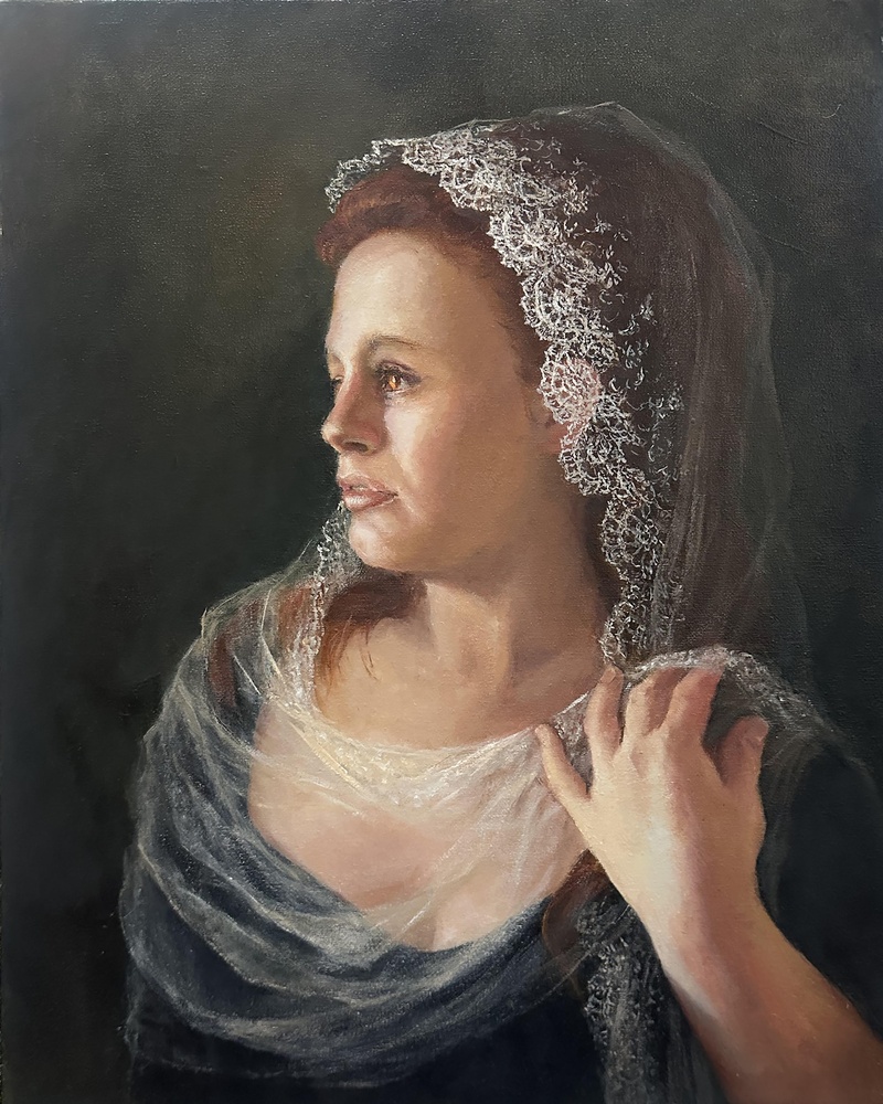 Lace Veil by Cynthia Crofoot-Mulvaney
